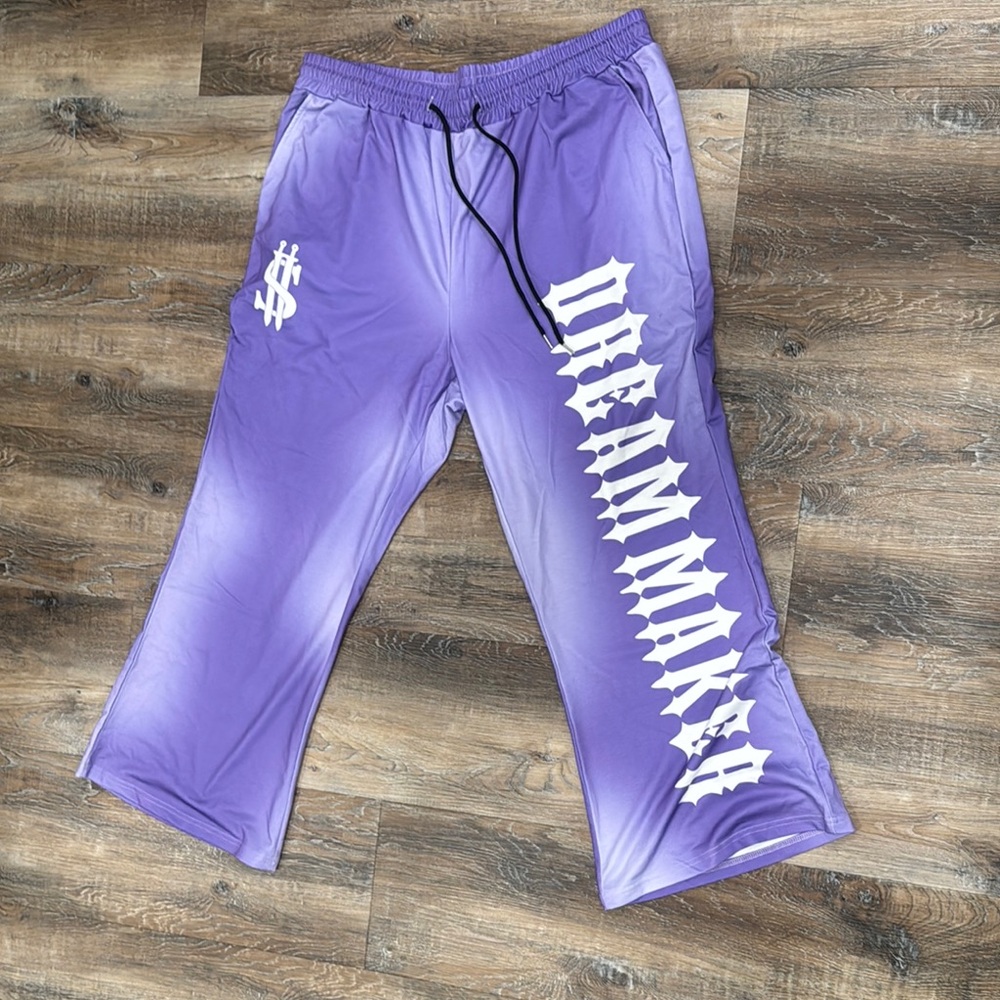 Vibrant Purple Sweatpants with Relaxed Fit and Moisture-Wicking Fabric